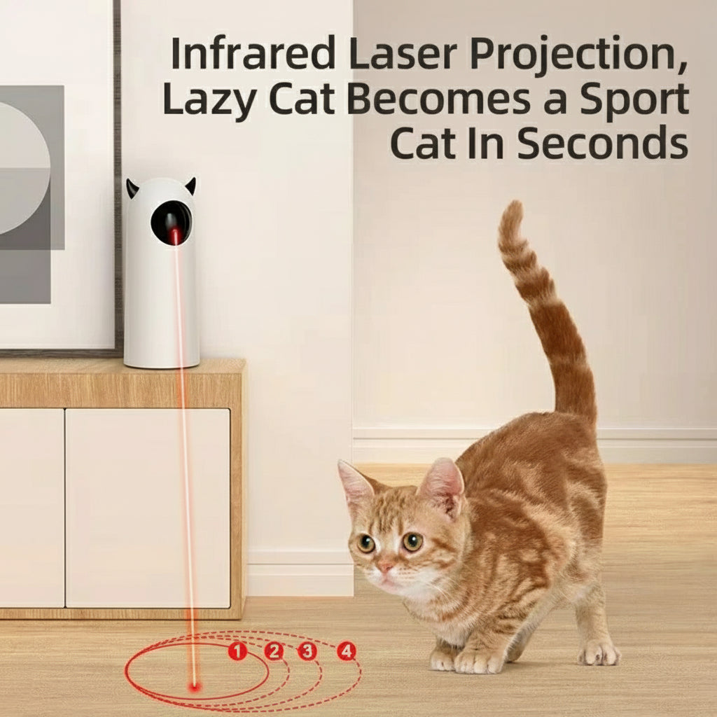 Automatic Cat Toy – Interactive Smart LED Laser