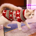 Christmas Pet Sweaters, Dog and Cat Clothing, Graphic Pet Autumn and Winter Clothes, Holiday Costumes