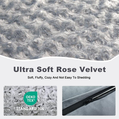 Ultimate Comfort for Your Furry Friend: PAWPUBBY Extra Large Orthopedic Memory Foam Dog Bed with Waterproof Bolster Couch