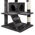 NOVA 53-Inch Dark Gray Cat Tree Tower Condo with Scratching Posts - Perfect Playhouse for Your Feline Friends