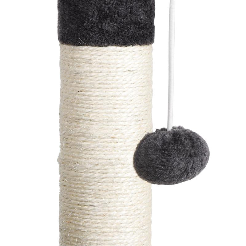 NOVA 53-Inch Dark Gray Cat Tree Tower Condo with Scratching Posts - Perfect Playhouse for Your Feline Friends