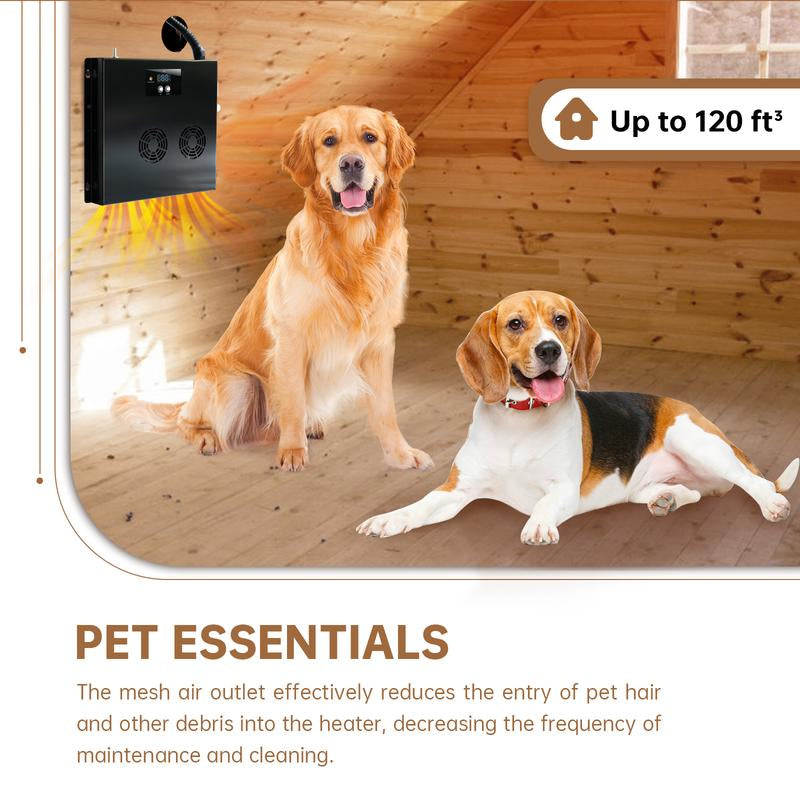 Keep Your Pet Cozy This Winter with the Briidea 400W Dog House Heater – Rapid Heating, Adjustable Temperature, and Safety Features for Ultimate Comfort!