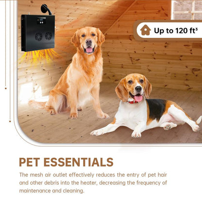 Keep Your Pet Cozy This Winter with the Briidea 400W Dog House Heater – Rapid Heating, Adjustable Temperature, and Safety Features for Ultimate Comfort!