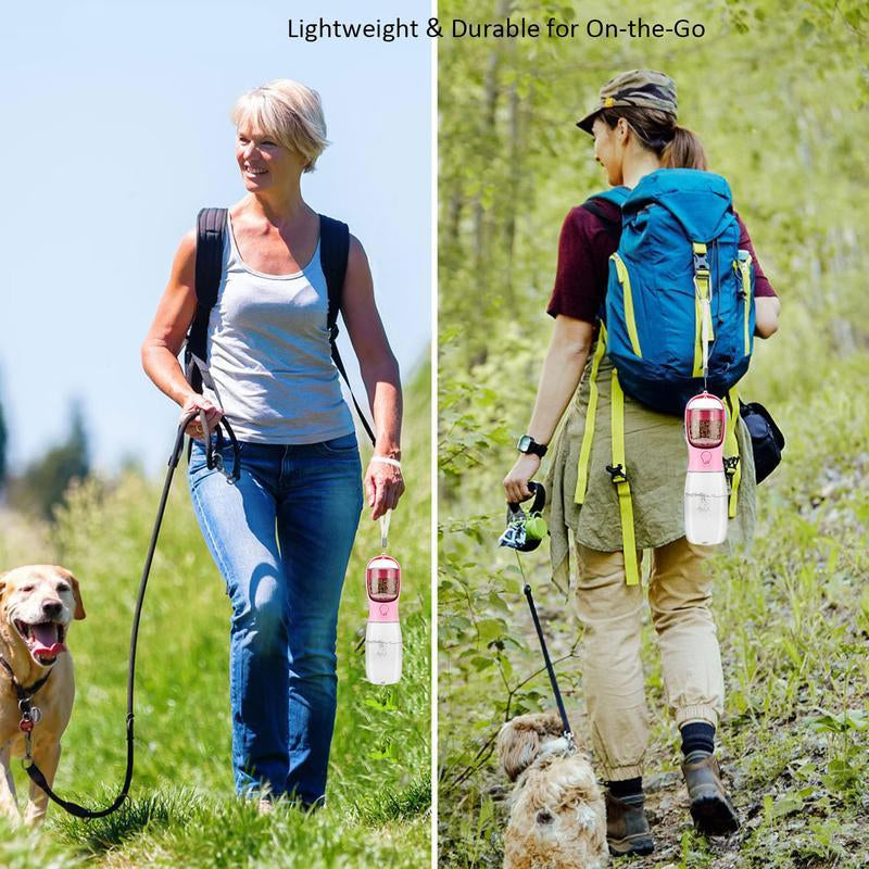 Ultimate Dog Water Bottle & Food Container: The Perfect Portable Pet Dispenser for Travel, Hiking, and Outdoor Adventures!