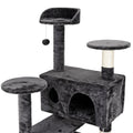 NOVA 53-Inch Dark Gray Cat Tree Tower Condo with Scratching Posts - Perfect Playhouse for Your Feline Friends