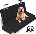 Ultimate Dog Car Seat Cover - Waterproof, Non-Slip Protector for Back Seat - Fits Most Cars, Trucks & SUVs - Black