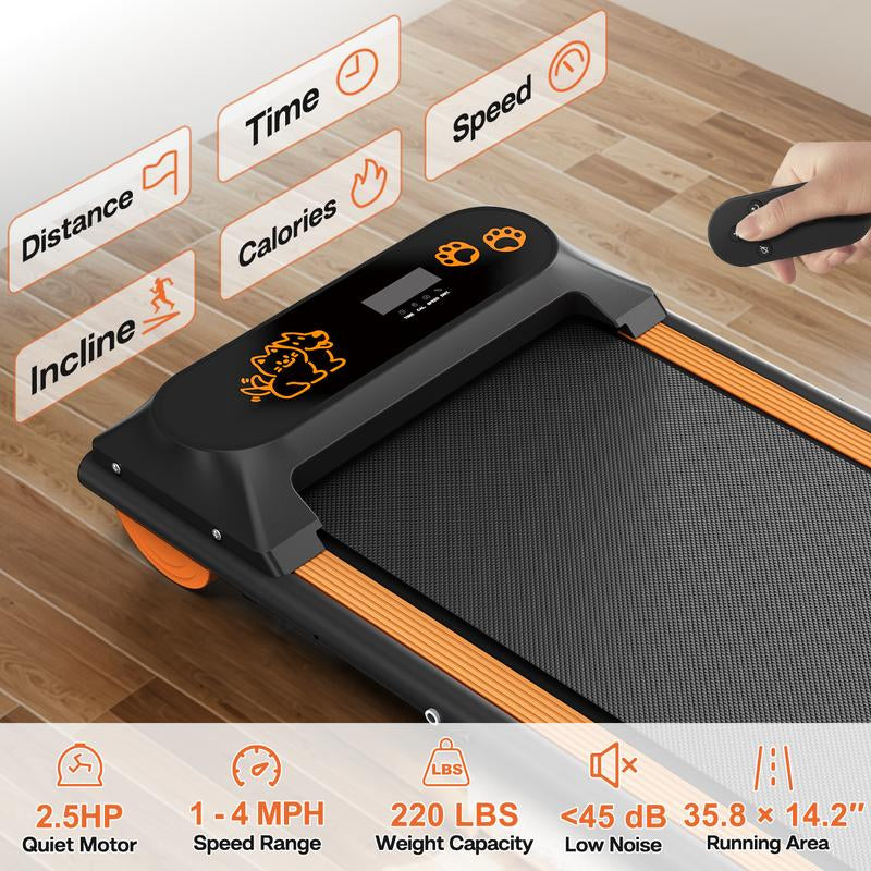 FYC 2 in 1 Portable Dog Treadmill - Perfect Exercise Solution for Small & Medium Breeds with LED Display