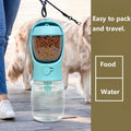 Ultimate Dog Water Bottle & Food Container: The Perfect Portable Pet Dispenser for Travel, Hiking, and Outdoor Adventures!