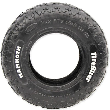 Mammoth Tirebiter Originals - Natural Rubber Dog Toys - Dog Toys for Extra Long Interactive Play - Strong Chewer Toys for Dogs - Medium, 8”