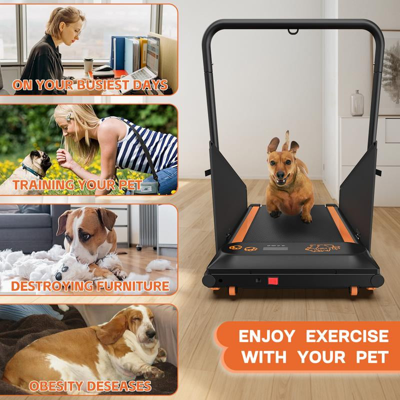 FYC 2 in 1 Portable Dog Treadmill - Perfect Exercise Solution for Small & Medium Breeds with LED Display